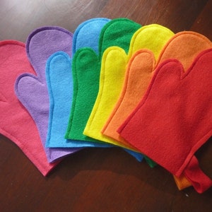 Felt Toy Oven Mitt - Pretend Play Food