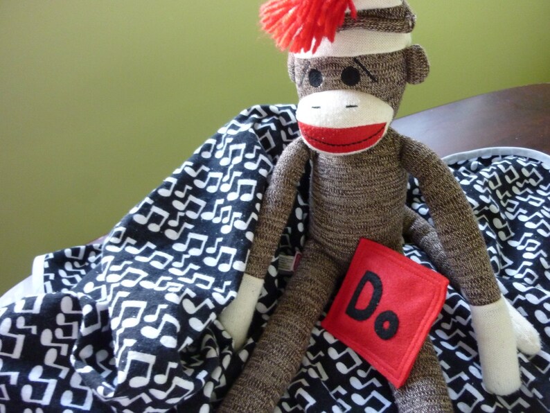 Extra Large Swaddle Blanket Music Notes Etsy