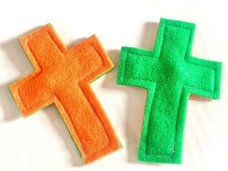 Cross Fidget Toy Marble Maze green/orange