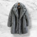 Mens Long Mink Fur Coat, Thick Warm Winter Trench Coat, Plus Size Men Coats, Single Breasted Coat, Casual Autumn Jackets, Customizable product logo