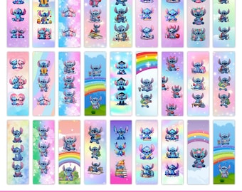 Digital Download Bookmarks PNG Bundle: Funny Printable Bookmarks for Kids