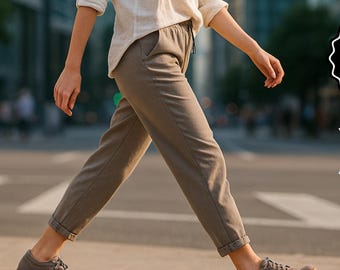 Handmade Gray Leather Barefoot Sneakers: Copper Rivet Grounding Minimalist Shoes