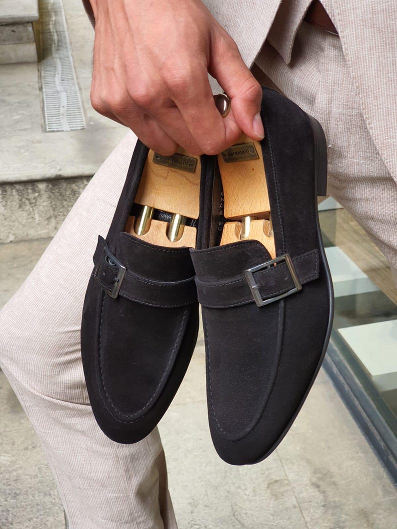 Black Suede Loafers