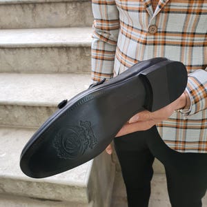 Black Double Monk Strap Dress Shoes