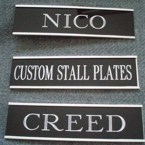 Horse Name Plate Etsy
