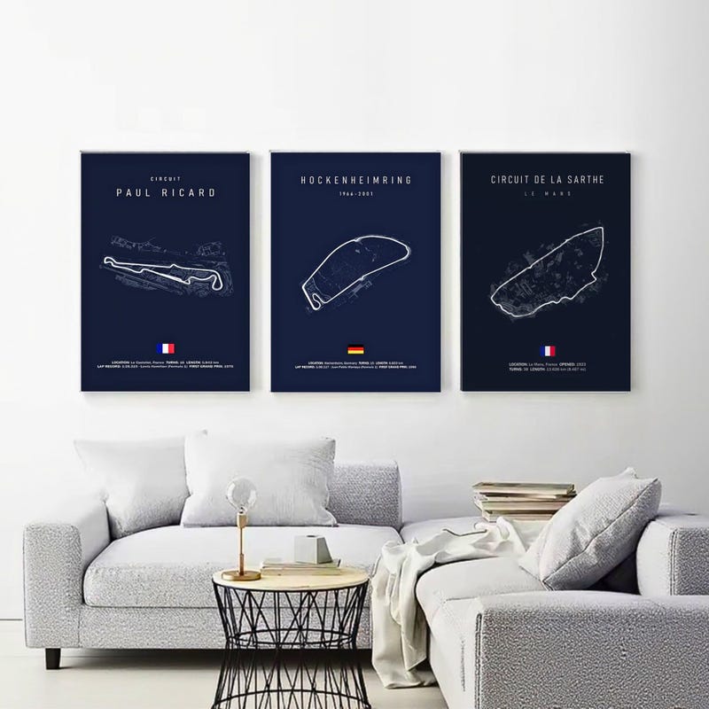 Sim Racing Track Maps - Etsy