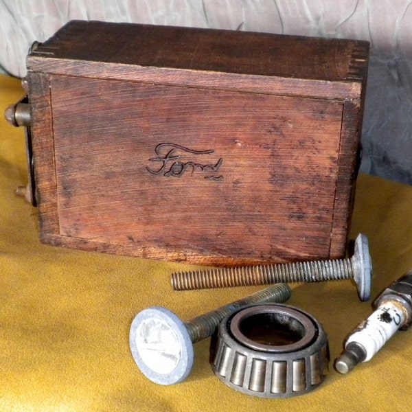 Very Rare Wood and Brass Antique Model T Ford Ignition Coil   Awesome Man Cave Material   Free Shipping In The USA