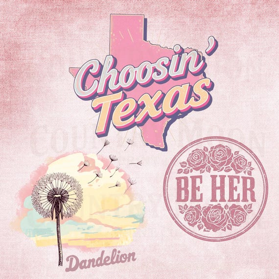 Choosing Texas Western PNG Bundle | Country Music Shirt Design, Sublimation Download