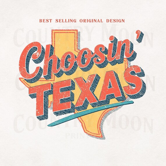 Choosing Texas PNG | Western, Cowgirl, Country Music Sublimation, Trendy PNG