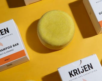 Coconut Oil Volumizing Shampoo • Orange Peel Vitamin C Hair Boost • Turmeric Scalp Care • Keratin & B5 Nourishing Cleanser