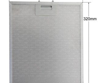 Cooker Hood Filter 00363095 Cooker Hood Filter 320x280 mm Range Hood Grease Filter Kitchen Hood Aluminum - 32 cm 28 cm