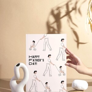 Printable Father&#39;s Day Card PDF – Foldable Digital Greeting Card for Dad – Customizable Instant Download