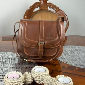 Dorset Hide Genuine Leather Crossbody Bag, Minimalist Shoulder Purse, Adjustable Strap