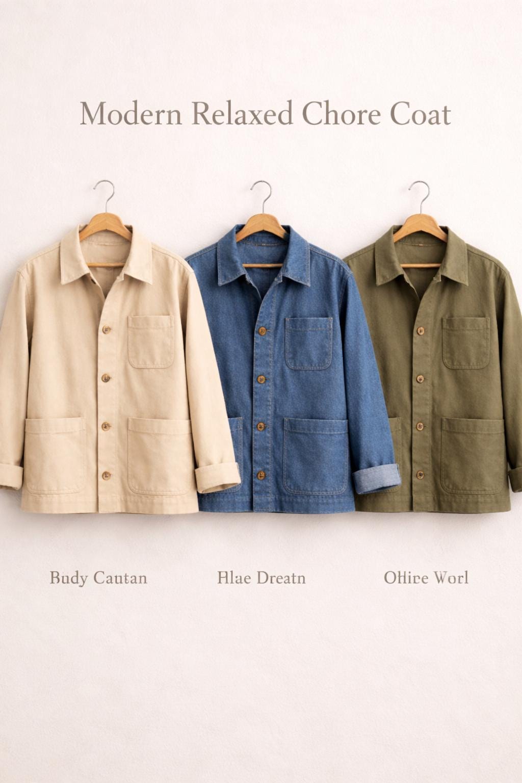 Chore Coat Sewing Pattern | Modern Relaxed Jacket PDF | XS–5XL ...