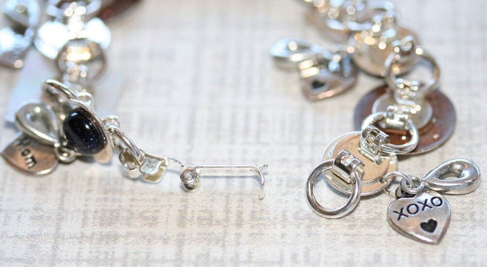 Bracelet. Handmade. Charm Bracelet. Link Bracelet. Unique Bracelet for