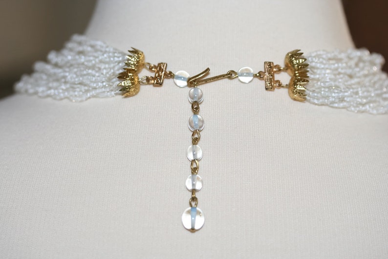 Vintage Necklace Vintage 1960-1970 Statement Necklace Vintage 10 Strand Necklace Unique Jewelry Bridal Jewelry Vintage Costume Jewelry