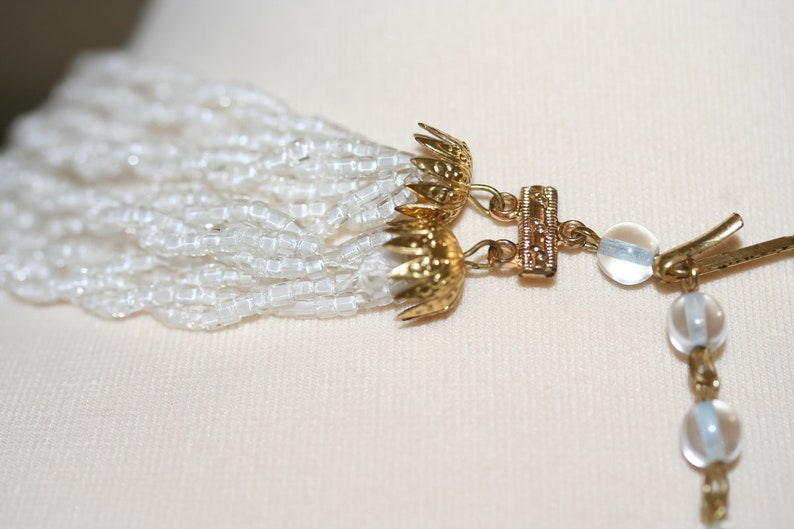 Vintage Necklace Vintage 1960-1970 Statement Necklace Vintage 10 Strand Necklace Unique Jewelry Bridal Jewelry Vintage Costume Jewelry