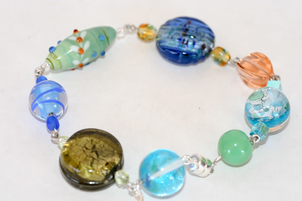 Charity Bracelet. Beaded Bracelet. Link Bracelet. Charm Etsy Australia