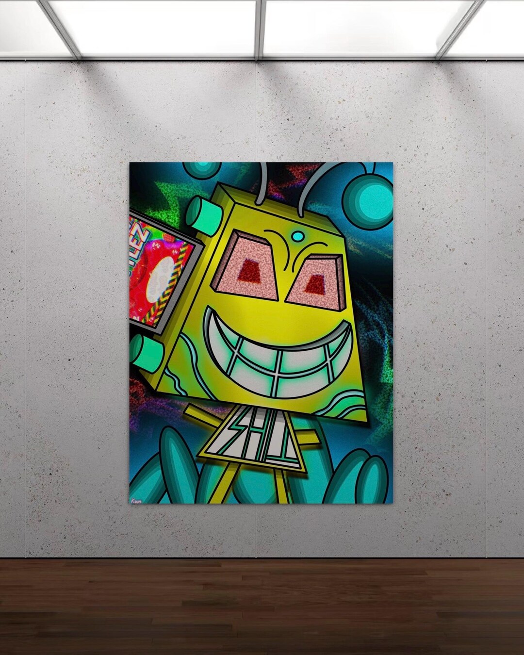 Zkittlez-bot – Abstract Poster – Self Drawn – Digital Download Wall Art ...