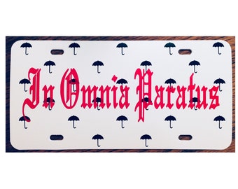 Gilmore Girls License Plate In Omnia Paratus Car Life And Death Brigade Accessory Electronics Accessories Car Parts Accessories Delaweb Net