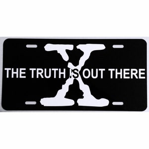 X-Files inspired The Truth is Out There License Plate Car Tag