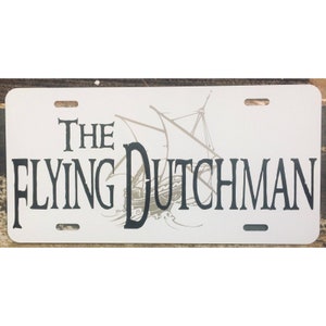 Pirates of the Caribbean Flying Dutchman Car Tag License Plate