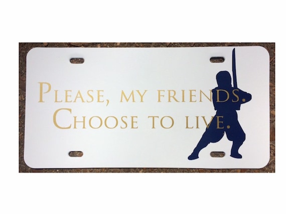 Star Trek Picard Inspired License Plate Elnor Please My Friends