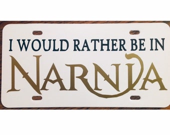C. S. Lewis Chronicles of Narnia Car Tag License Plate