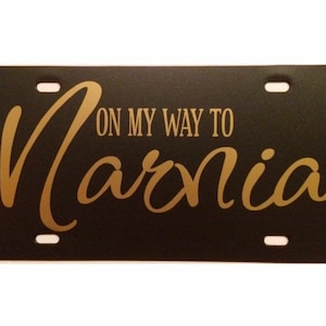 C. S. Lewis Chronicles of Narnia Car Tag Vanity License Plate Accessory