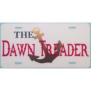 C. S. Lewis Chronicles of Narnia Car Tag Dawn Treader License Plate