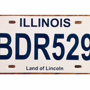 Blues Brothers Imitation BDR529 Chicago Illinois License Plate Car Tag