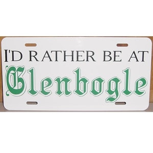 Monarch of the Glen-kentekenplaat voor kentekenplaat I&#39;d eerder be at Glenbogle