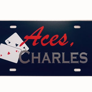 Chuck Bartowski Inspired Front Car License Vanity Plate