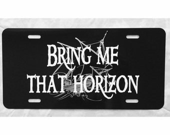 Pirates of the Caribbean License Plate Bring Me That Horizon Car Tag