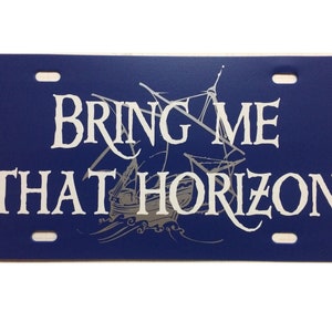 Pirates of the Caribbean License Plate Bring Me That Horizon Car Tag