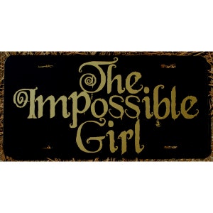 Doctor Who Inspired Impossible Girl License Plate Clara Oswald Car Tag