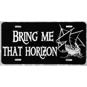 Pirates of the Caribbean License Plate Bring Me That Horizon Car Tag