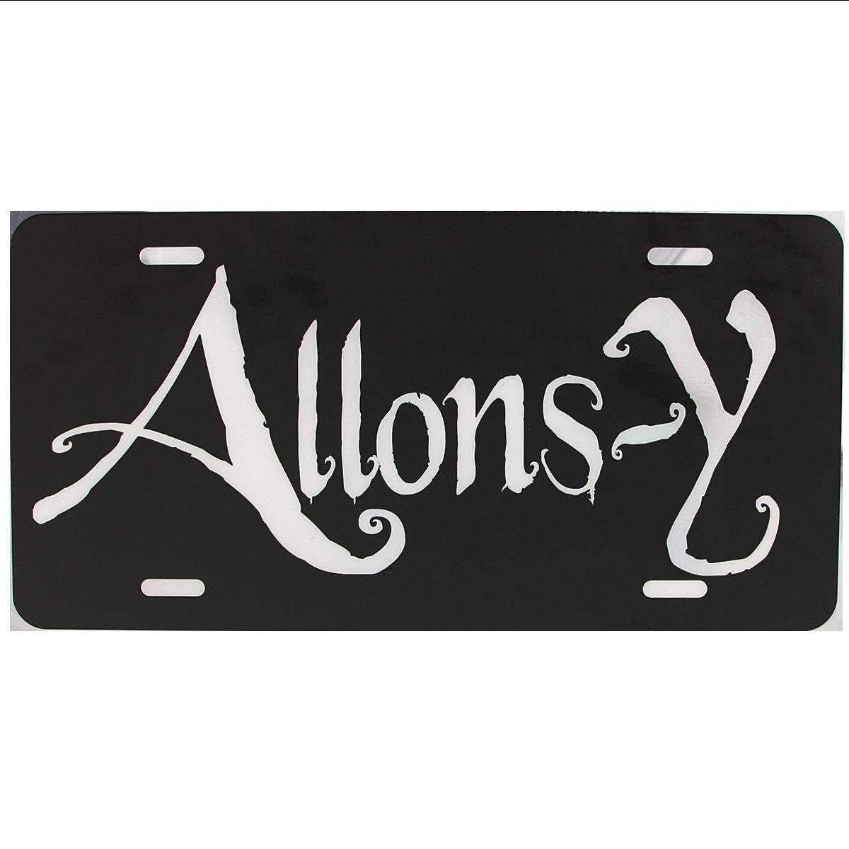 Doctor Who Allons Y License Plate 10th Doctor Car Tag Etsy
