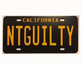 Lincoln Lawyer inspired vanity car front license plate