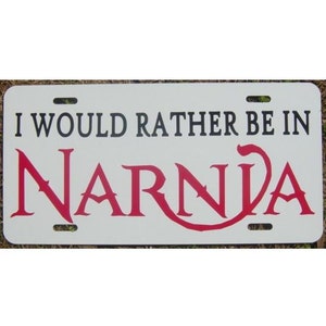 C. S. Lewis Chronicles of Narnia Car Tag License Plate