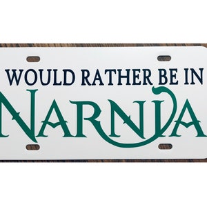 C. S. Lewis Chronicles of Narnia Car Tag License Plate