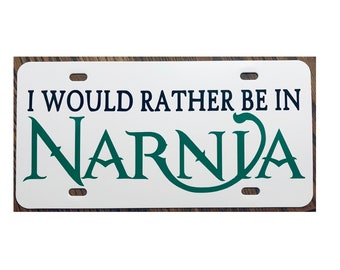 C. S. Lewis Chronicles of Narnia Car Tag License Plate