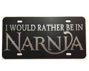 C. S. Lewis Chronicles of Narnia Car Tag License Plate