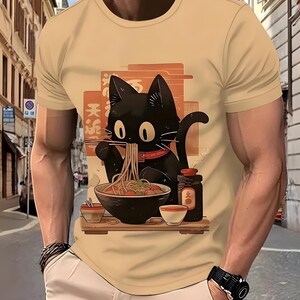 3Dデジタルプリント漫画動物プリントTシャツ