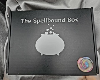 The Spellbound Mystery Box – Witchy Gift Set | Crystals, Candles, Jewelry & Ritual Tools | Dark Aesthetic Box | Magical Mystery Kit for Her