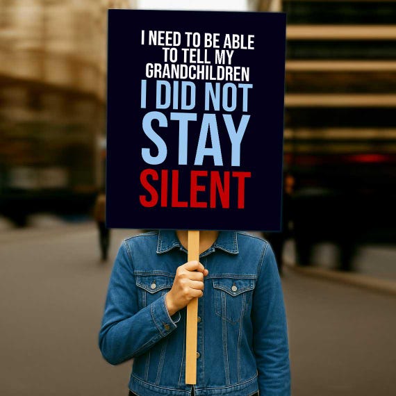 Resist Protest Sign Printable: No Kings in America Poster (Digital Download, 6 Sizes)