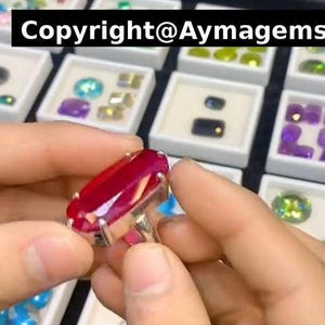 Original Big Size African Red Ruby Ring 925 Sterling Silver Handmade Gemstone Jewelry Gift with African Ruby