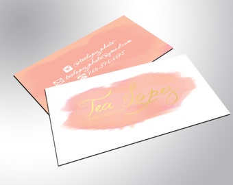 Gold Foil Business Cards, Chic