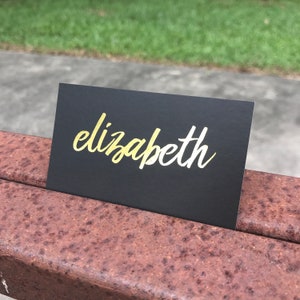 Gold Foil Business Cards with Silk Laminate image 8