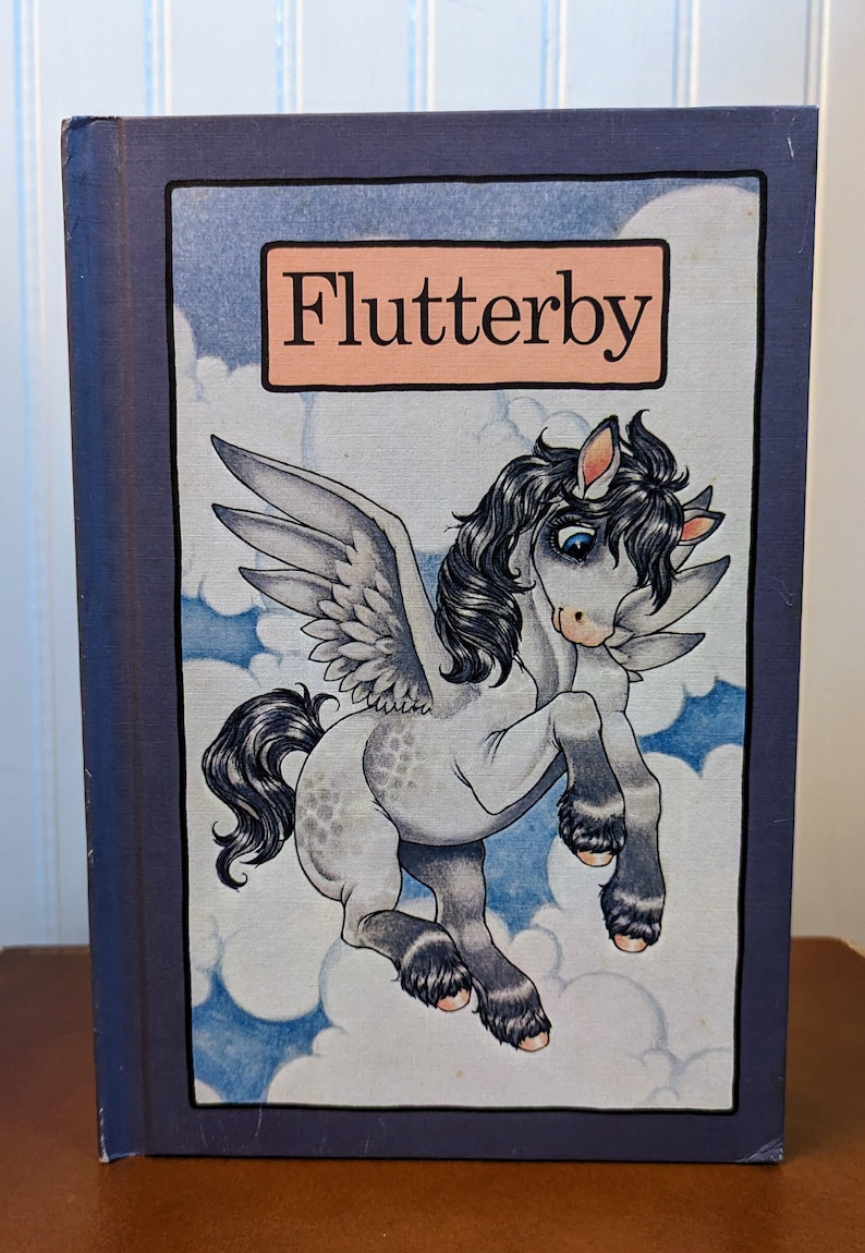Flutterby by Stephen Cosgrove, illustrated by Robin James 1976 Vintage Children's Book Serendipity Book Unicorn Anthropomorphic image 5